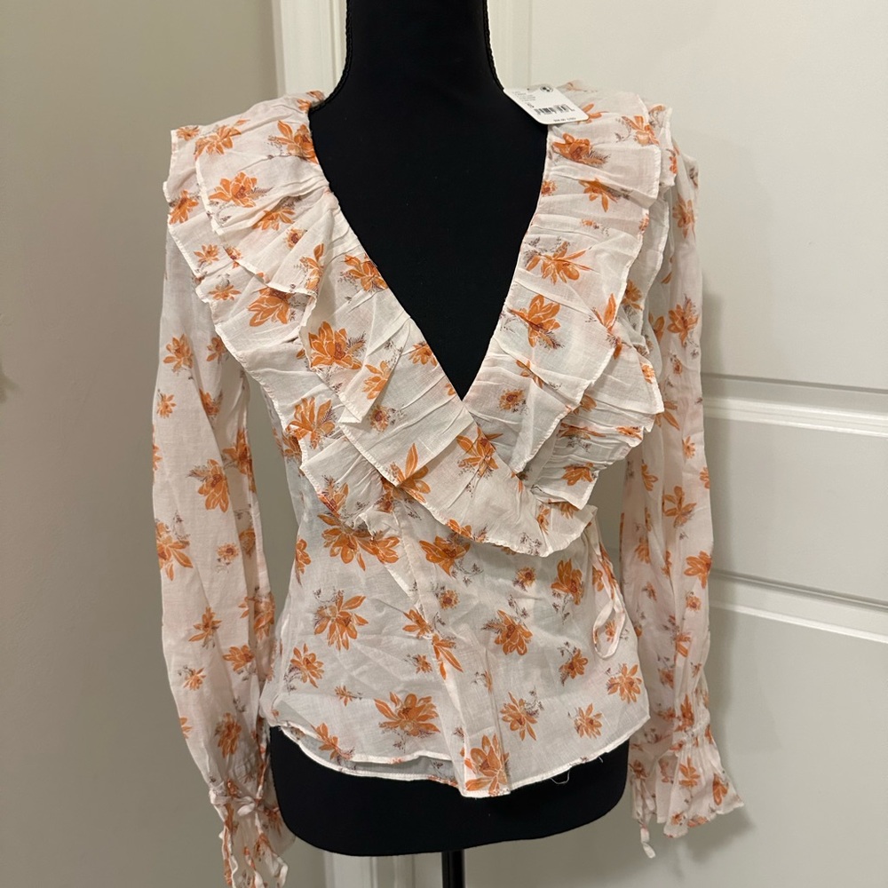 Free People Ruffle Top